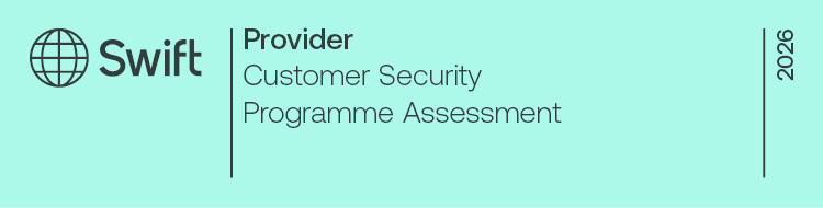SWIFT Customer Security Programme (CSP) Assessment Provider badge